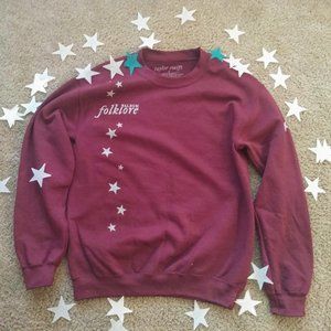 Taylor Swift Folklore Sweatshirt stars around my